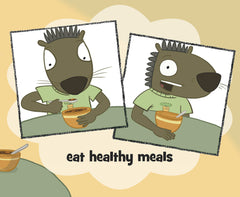 Happy, Healthy Ajay (health and safety skills / healthy habits